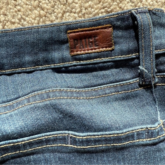 PAIGE Verdugo Ankle Jeans Women's Size 30 Blue Dark Wash Denim Stretch Casual - Picture 9 of 9
